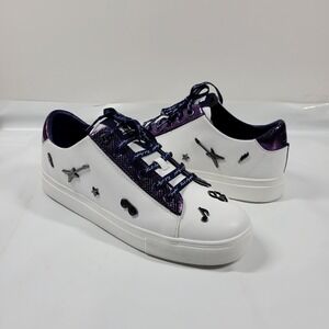 Womens Karl Lagerfeld  Cate Rocker With Pins Platform Sneakers 11 Plum Purple 💜